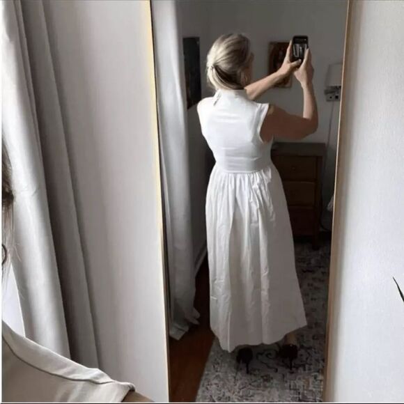 J Crew Knit Mixy Mockneck Dress Womens‎ Size XS Ivory - Picture 2 of 7